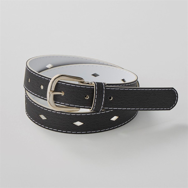 デニム合皮パンチングベルト キッズ 男の子 女の子 | イオンスタイル