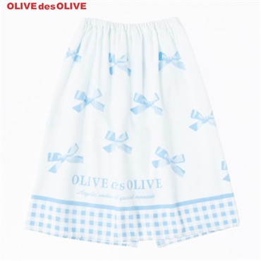 OLIVEdesOLIVE(オリーブ デ オリーブ) ラップタオル60cm 女の子(ブルー)