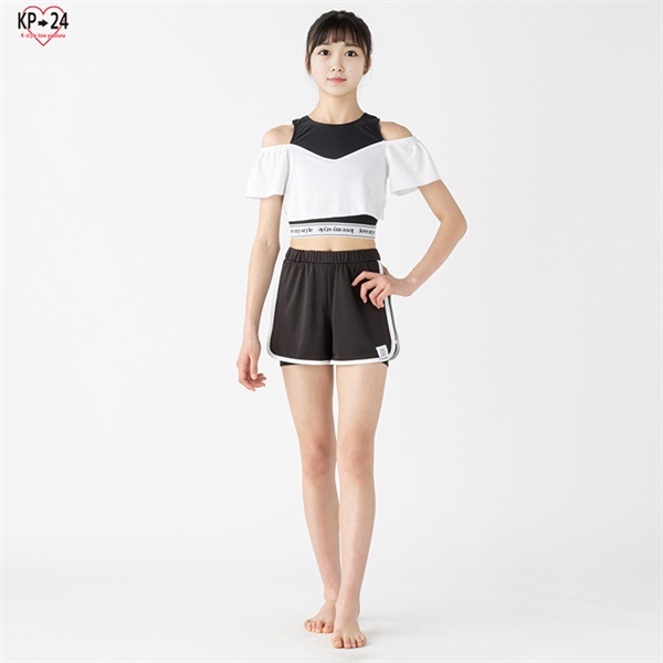 KP24 レイヤードスポパン セット水着 女の子 キッズ140cm-160cm