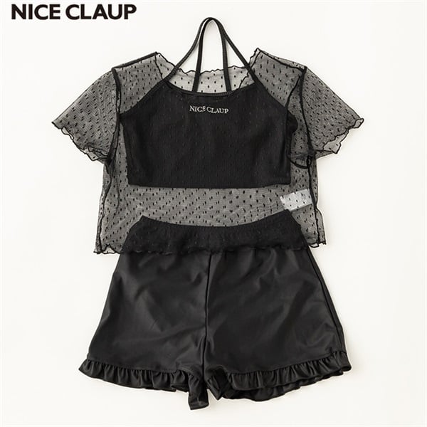 NICE CLAUP(ナイスクラップ) カバーアップ セット水着 女の子