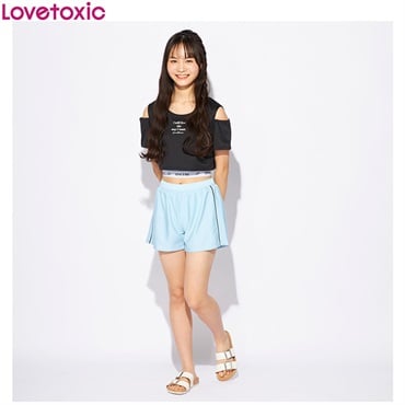 Lovetoxic(ラブトキシック) 肩開き３点セット水着 女の子 キッズ140cm-160cm