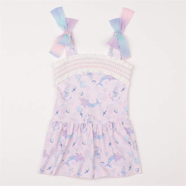 ゆめかわ日和。 ドルフィン柄ワンピース水着 女の子 キッズ | イオン  