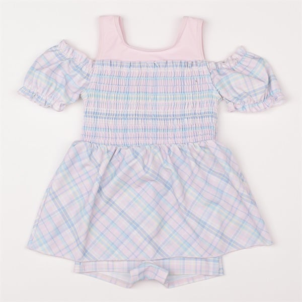 ピンクチェック セパレート水着 チェック柄 セパレート 水着 / any FAM KIDS | ファッション通販