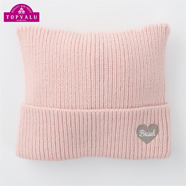 猫耳ニット帽 コットン 夏 音符 平成女児 ロリィタ ピンク