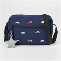 くまの刺繍 ネイビー ショルダーバッグ 刺繍ショルダーバッグ 男の子 キッズ | イオンスタイル