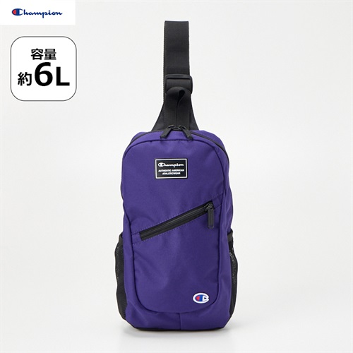 Champion(チャンピオン) ボディバッグ 6L 男の子 女の子 キッズ(パープル)