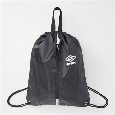 UMBRO(アンブロ) 縦ファスナーナップサック 男の子 キッズ(ブラック)