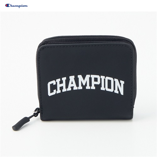 Champion(チャンピオン) 財布 合皮 キッズ(ブラック(ロゴ:ホワイト))