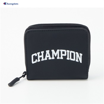 Champion(チャンピオン) 財布 合皮 キッズ(ブラック(ロゴ:ホワイト))