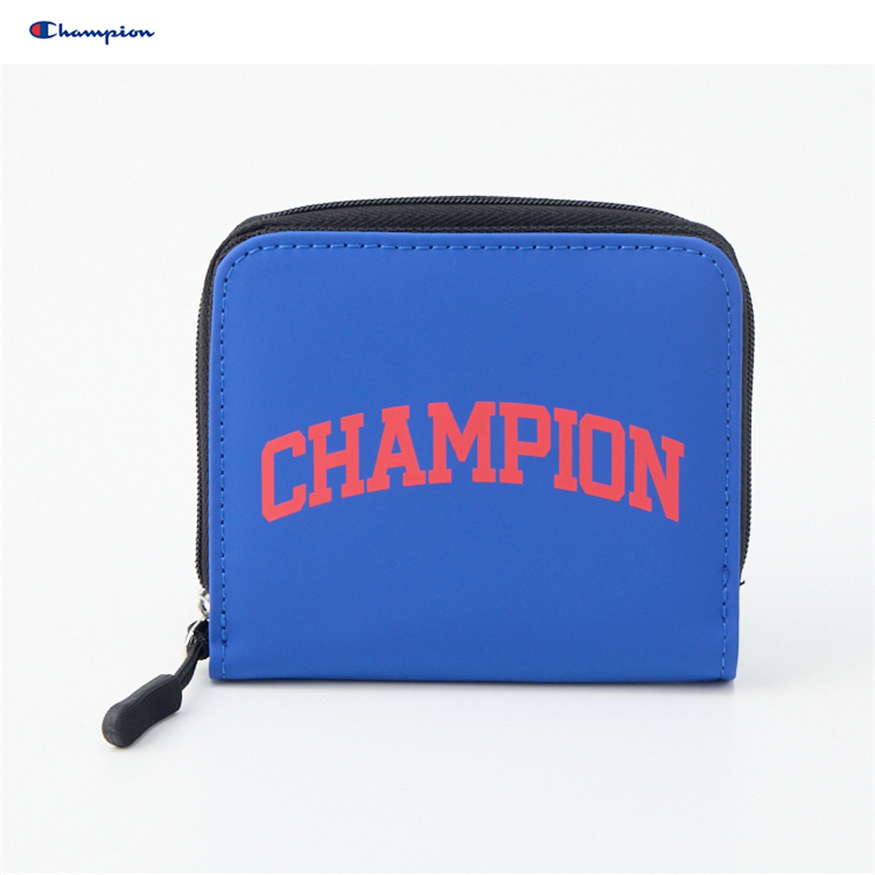 Champion(チャンピオン) 財布 合皮 キッズ(ブルー(ロゴ:レッド))