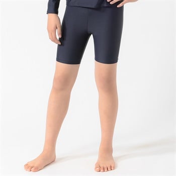 スクール水着NSCセミロングパンツ 男の子 キッズ 120cm-170cm(ネイビー-120cm)