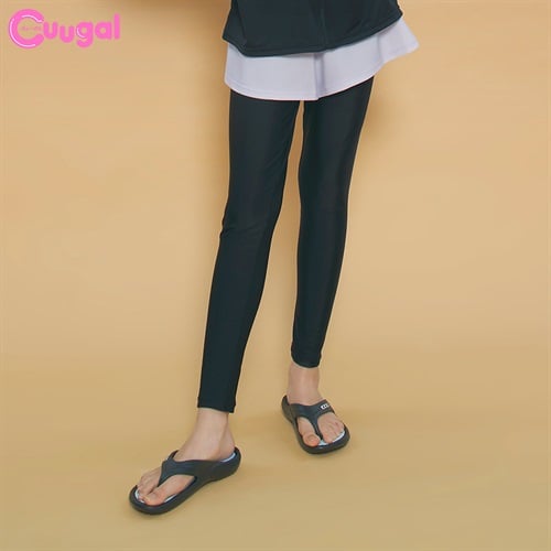パンツ＆スパッツセット キッズ 120cm-160cm(ラベンダー-120cm)