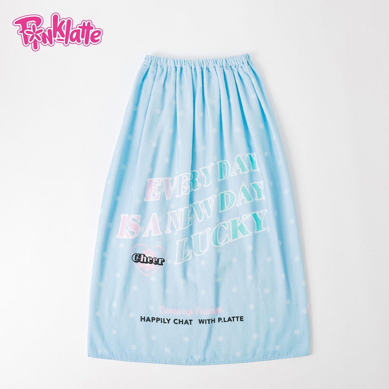PINK-latte(ピンクラテ) ラップタオル 80cm 女の子 巻きタオル キッズ