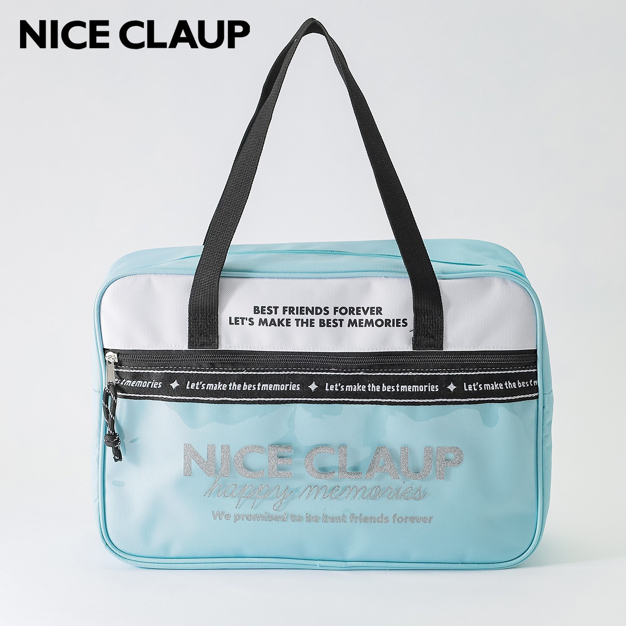 NICE CLAUP(ナイスクラップ) ボストン型ビーチバッグ 女の子 縦12cm 横