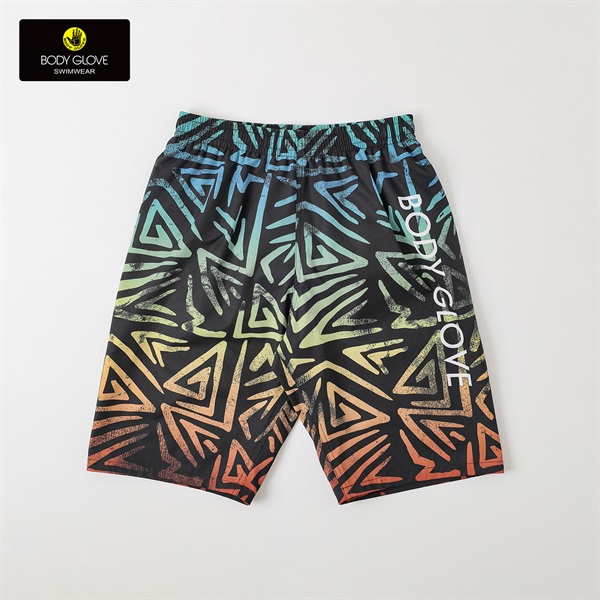 BODYGLOVEエイシェントサーフ水着 小学生 中学生 水着 男の子 キッズ 130cm-160cm(ブラック-130cm)