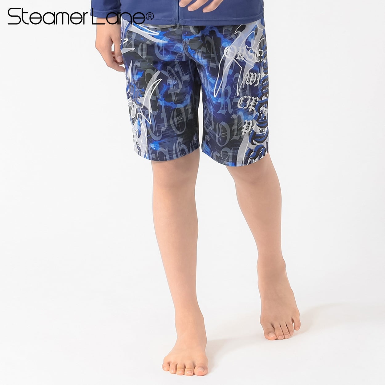 STEAMERLANEトライバルサーフ水着 小学生 中学生 水着 男の子 キッズ