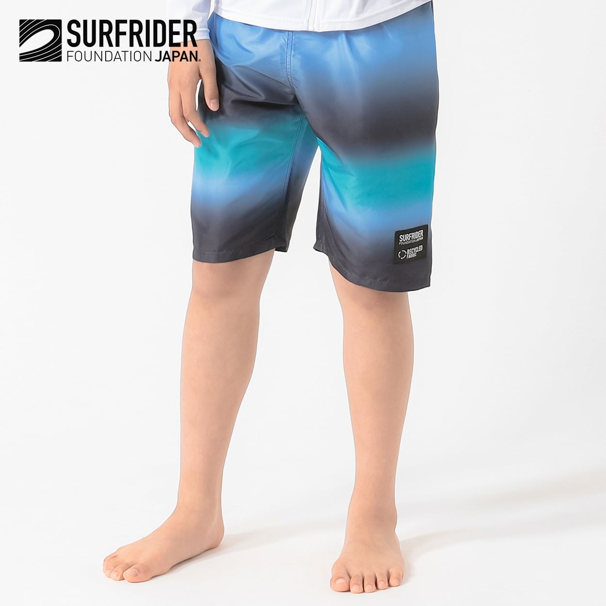 Surfrider FoundationJAPNグラデーションサーフ水着 男の子 キッズ