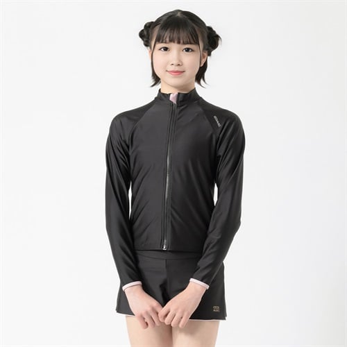 CECIL McBEE(セシルマクビー) スクール長袖ジップラッシュガード キッズ 140cm-170cm