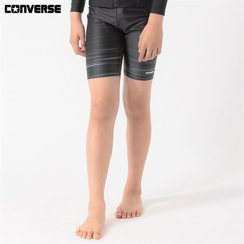 CONVERSE(コンバース) スクール裾柄ルーズロングパンツ 男の子 キッズ 140cm-170cm(ブラック-140cm)