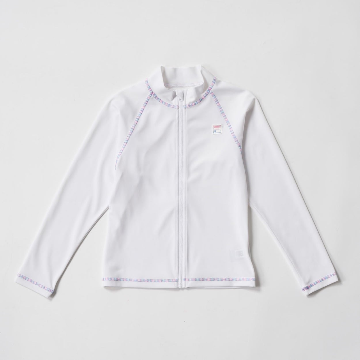 FILA(フィラ) 長袖ZIPラッシュ 女の子 キッズ 140cm-170cm(ホワイト-160cm)