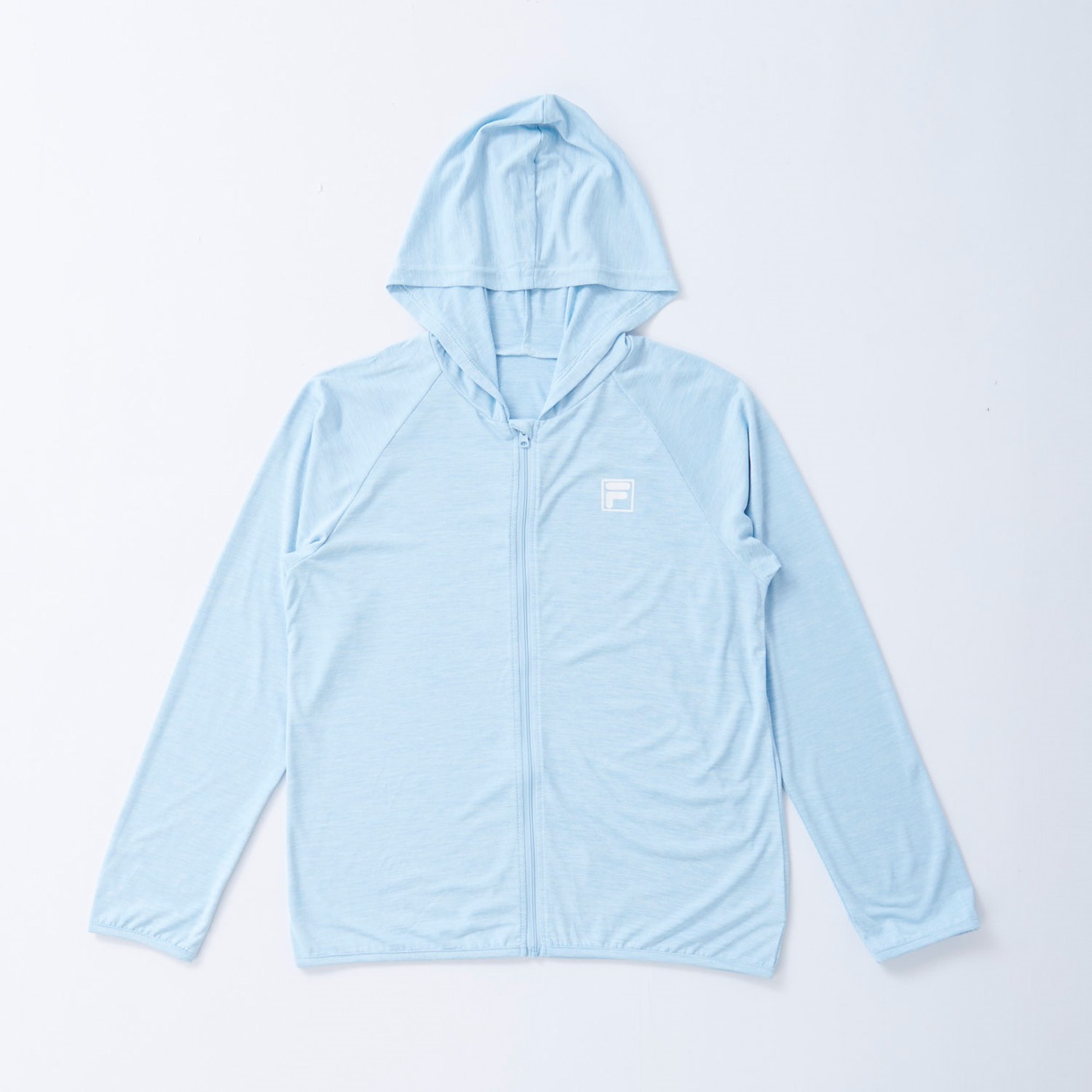 FILA(フィラ) ライトドライエアロパーカー 女の子 紫外線対策 キッズ 140cm-170cm(サックス-150cm)
