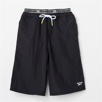 Reebok(リーボック) ウエストゴムサーフ 小学生 中学生 水着 男の子 キッズ 140cm-170cm(ブラック-140cm)