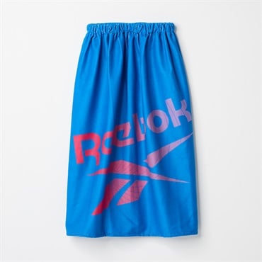 Reebok(リーボック) グラデロゴ80cm丈マキタオル 男の子 巻きタオル キッズ(ブルー)