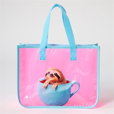 Reyes(レイエス) 動物PVCトート 女の子 キッズ Ｗ34cm×Ｈ26cm×Ｄ12cm