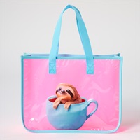 Reyes(レイエス) 動物PVCトート 女の子 キッズ Ｗ34cm×Ｈ26cm×Ｄ12cm(ピンク)