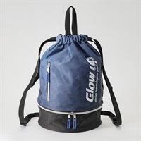 ファスナーボンサック 男の子 プールバッグ 水泳用 W26cm×H41cm×D16cm(ブルー)