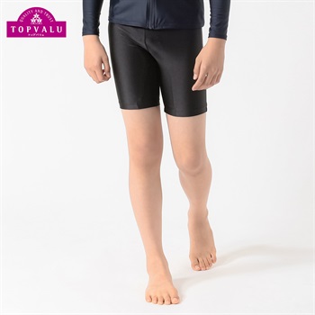 スクール水着 ストレッチスーパーロング丈パンツ 男の子 トップバリュ キッズ 130cm-180cm(ブラック-130cm)