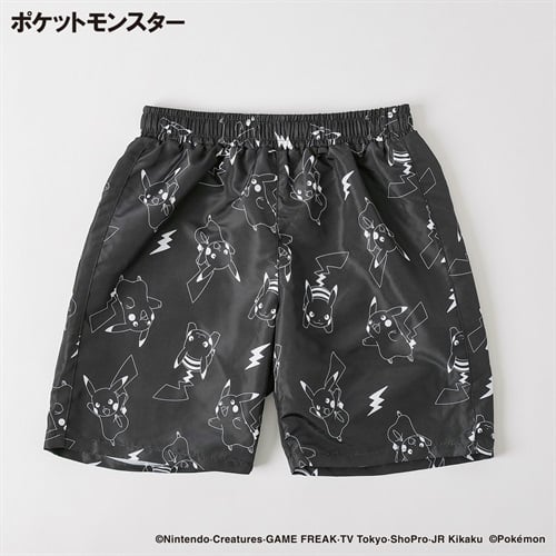 ポケットモンスター スクールサーフパンツ 小学生 水着 男の子 キッズ 130cm-150cm