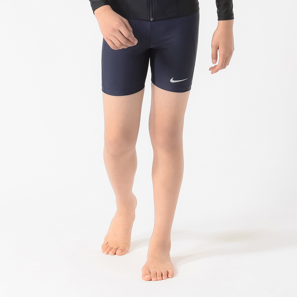 スクール水着 NIKE(ナイキ) ミドルスイムパンツ 男の子 キッズ 120cm-150cm(ネイビー-130cm)
