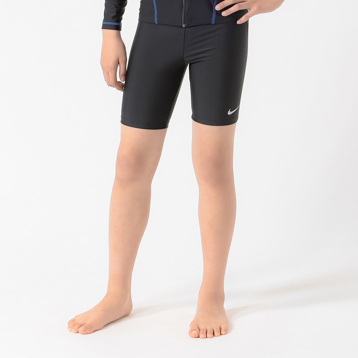 スクール水着 NIKE(ナイキ) ロングスイムパンツ 男の子 キッズ 120cm-170cm(ブラック-170cm)