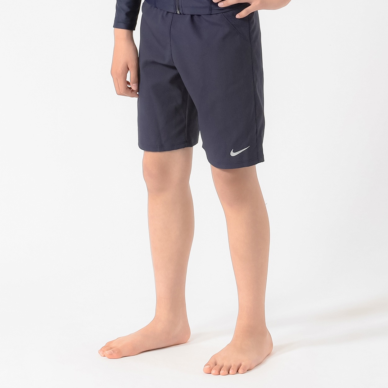 スクール水着 NIKE(ナイキ) サーフスイムパンツ 男の子 キッズ 140cm-170cm(ネイビー-140cm)