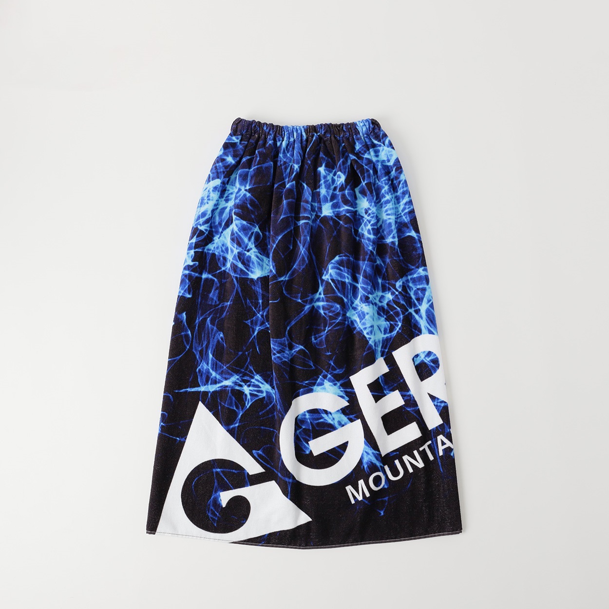 GERRY(ジェリー) スモーク柄ラップタオル 80cm 男の子 巻きタオル キッズ(ブルー-80cm)