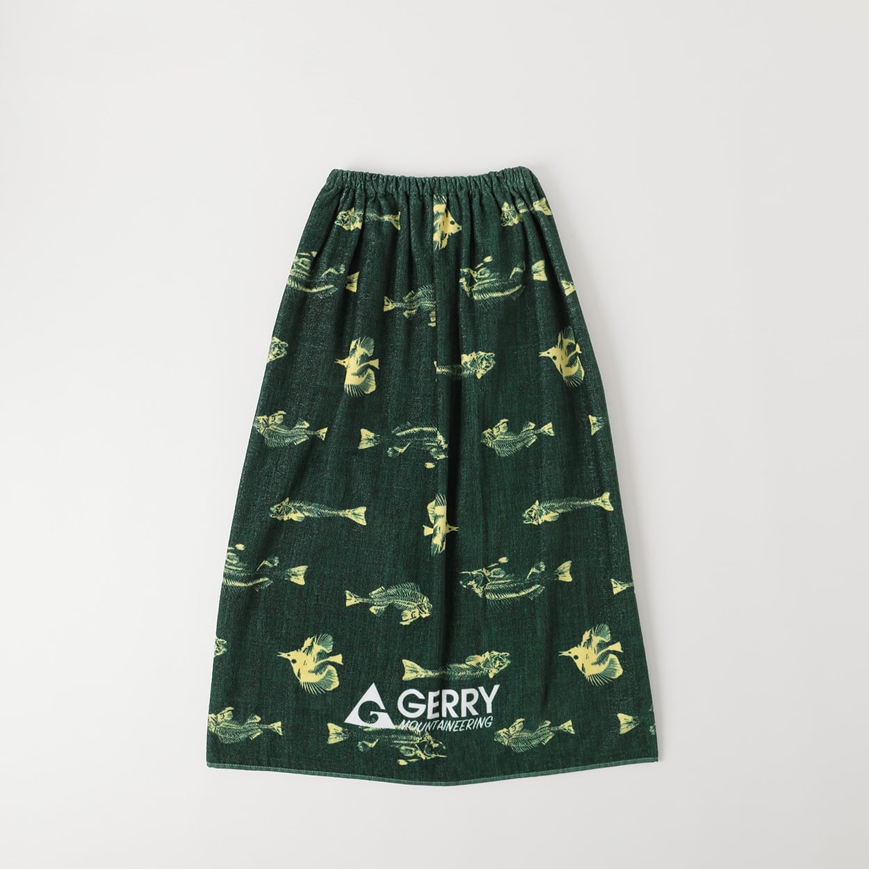 GERRY(ジェリー) ラップタオル 80cm 男の子 巻きタオル キッズ(グリーン-80cm)