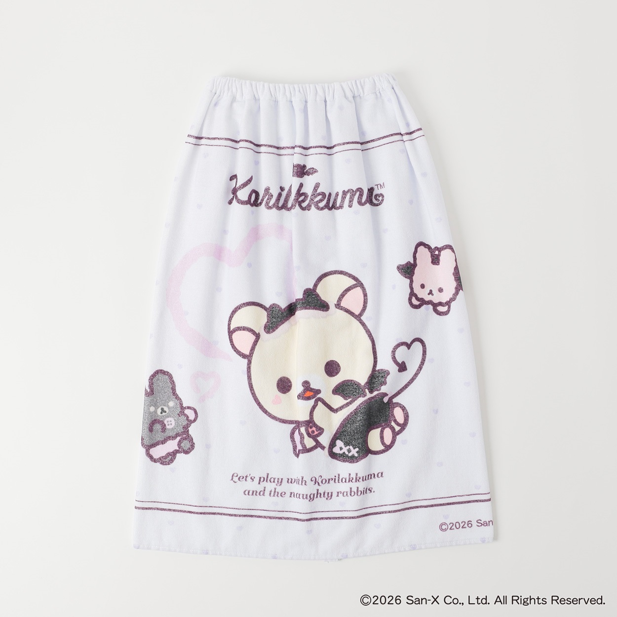 リラックマ ラップタオル70cm 女の子 巻きタオル キッズ | イオン