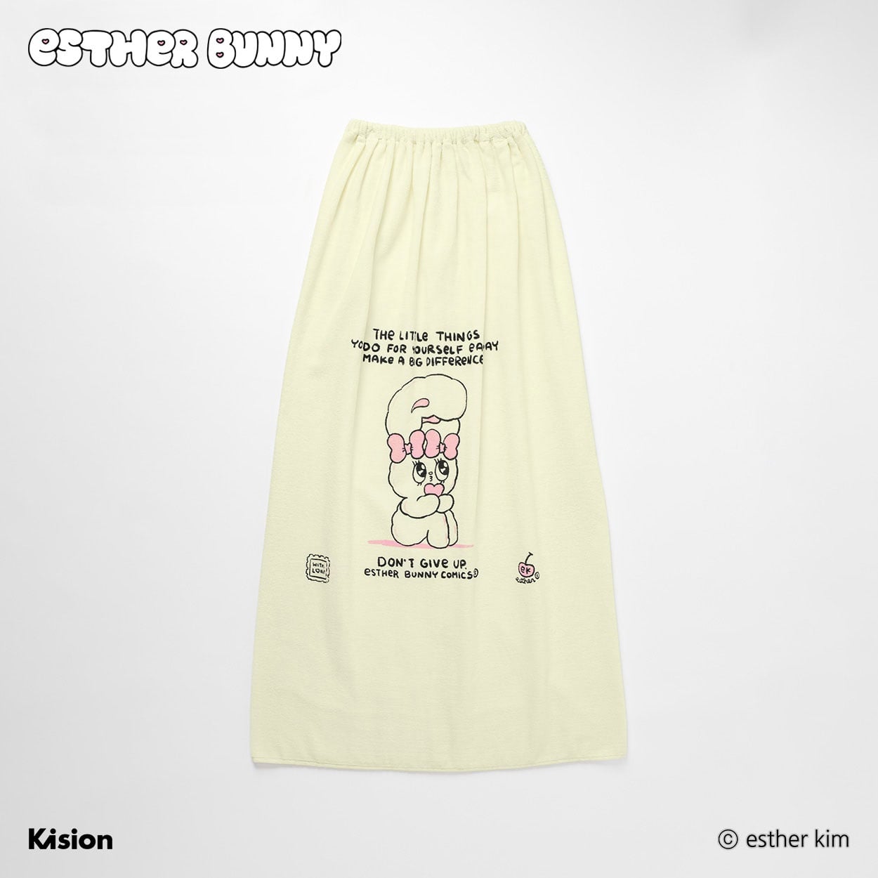 エスターバニー ラップタオル 100cm 女の子 巻きタオル キッズ