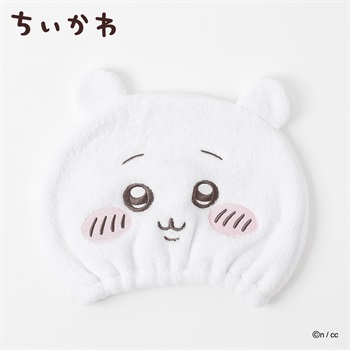 アニメちいかわ なりきりタオルキャップ 女の子 キッズ(ホワイト-ONE SIZE)