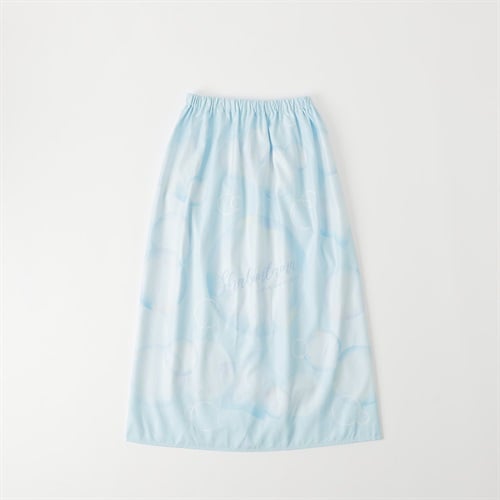 コンパクトラップタオル 80cm 巻きタオル キッズ(サックス-80cm)