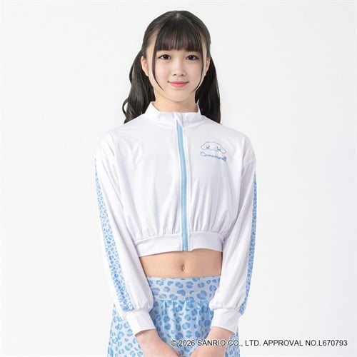 sugarsugar Sanrio characters シナモロール/クロミ ラッシュガード 女の子 紫外線対策 キッズ 140cm-160cm