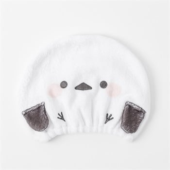 シマエナガ なりきりタオルキャップ 女の子 キッズ(ホワイト-ONE SIZE)