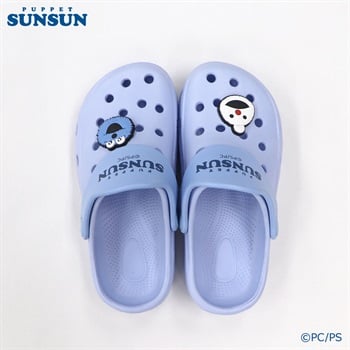 パペットスンスン 成型サンダル キッズ(ブルー-18cm)