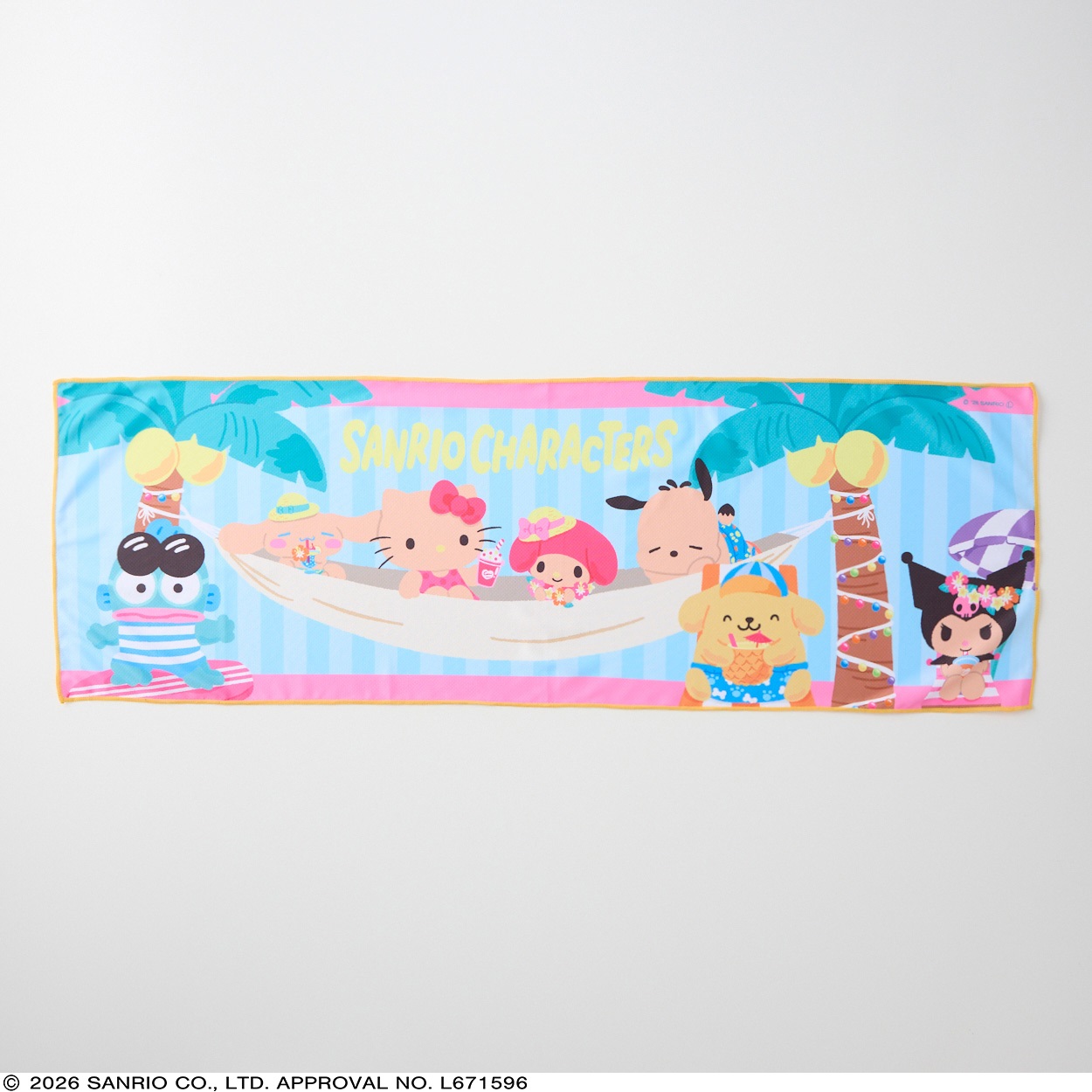 サンリオキャラクターズ クールマフラー 男の子 女の子 キッズ(サックス)