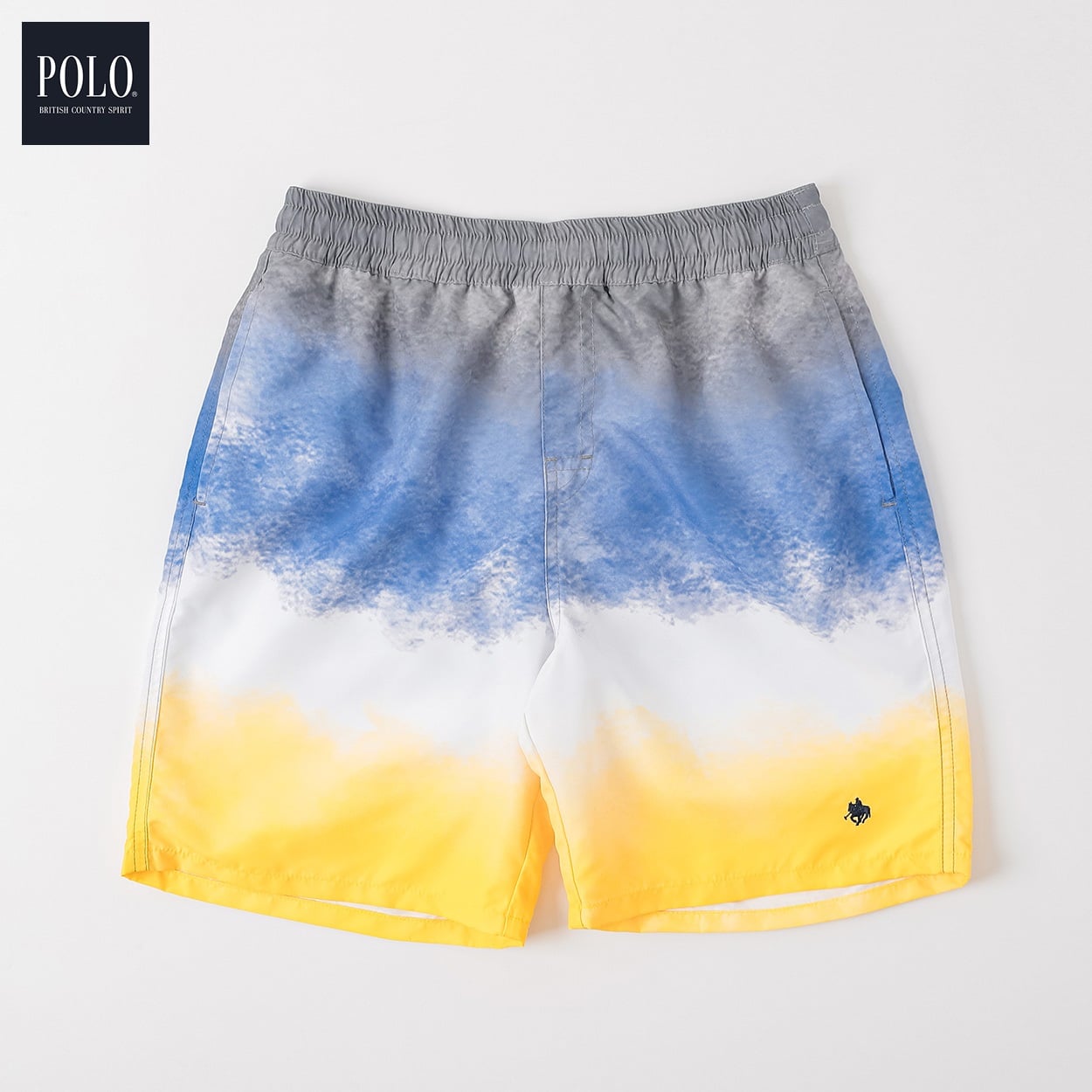 POLO BCS サーフパンツ小学生 中学生 水着 男の子 キッズ 140cm-160cm(イエロー-140cm)