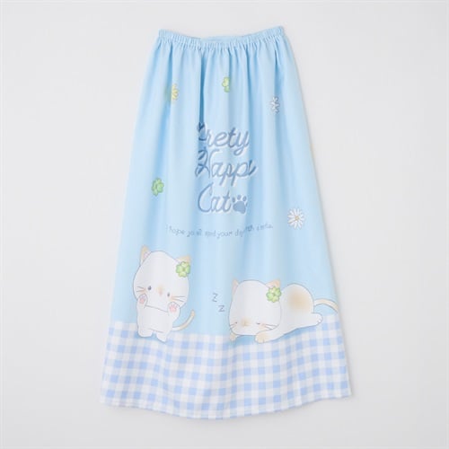 コンパクト巻きタオル 80cm ラップタオル 女の子 キッズ