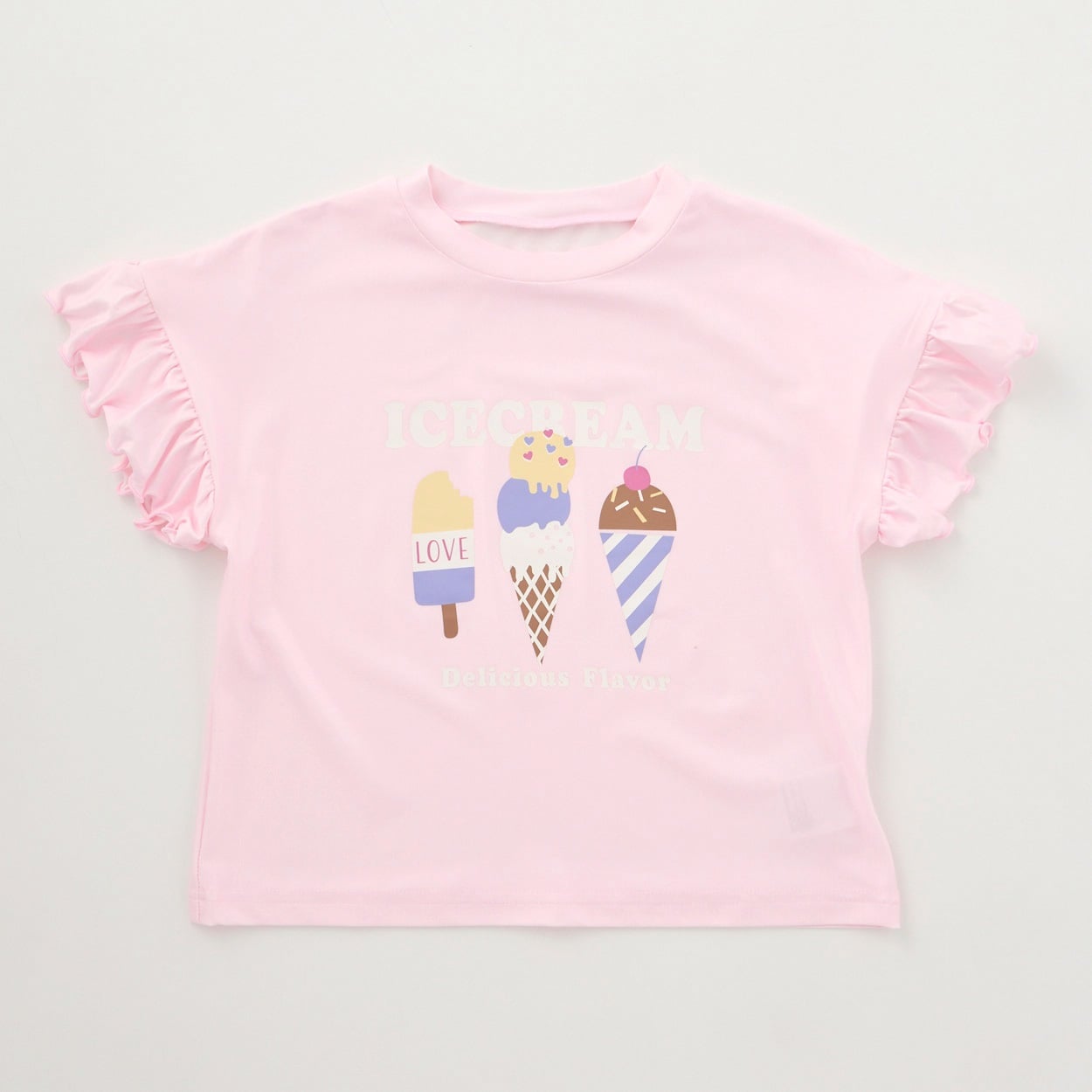 アイスクリーム水遊びTシャツ 女の子 キッズ 110cm-130cm | イオン