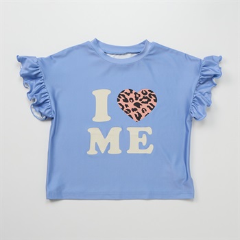 レオパード水遊びTシャツ 女の子 キッズ 110cm-130cm(パープル-110cm)