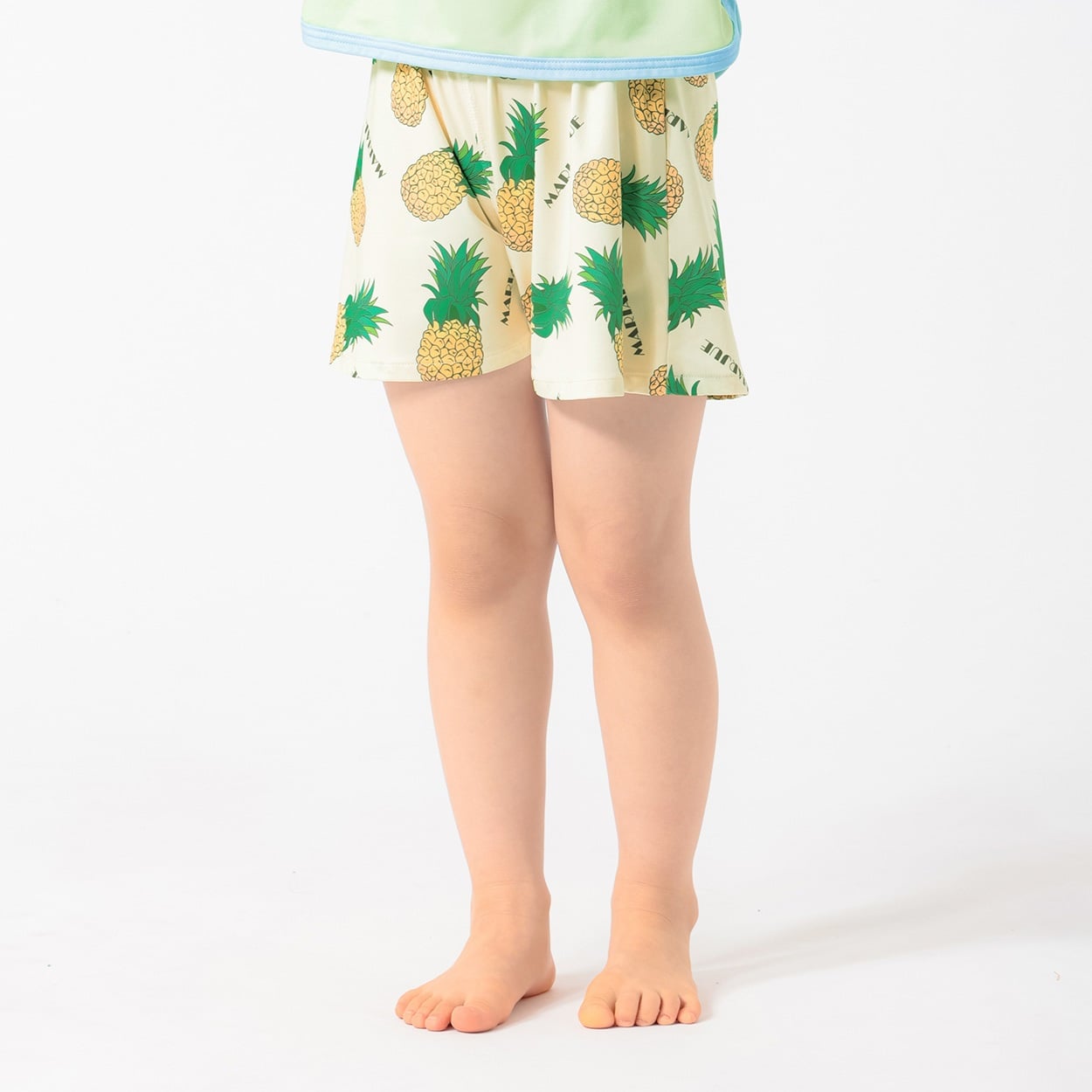 MARIARJUE パイナップルスイムパンツ 女の子 キッズ 110cm-130cm(ライトイエロー-110cm)